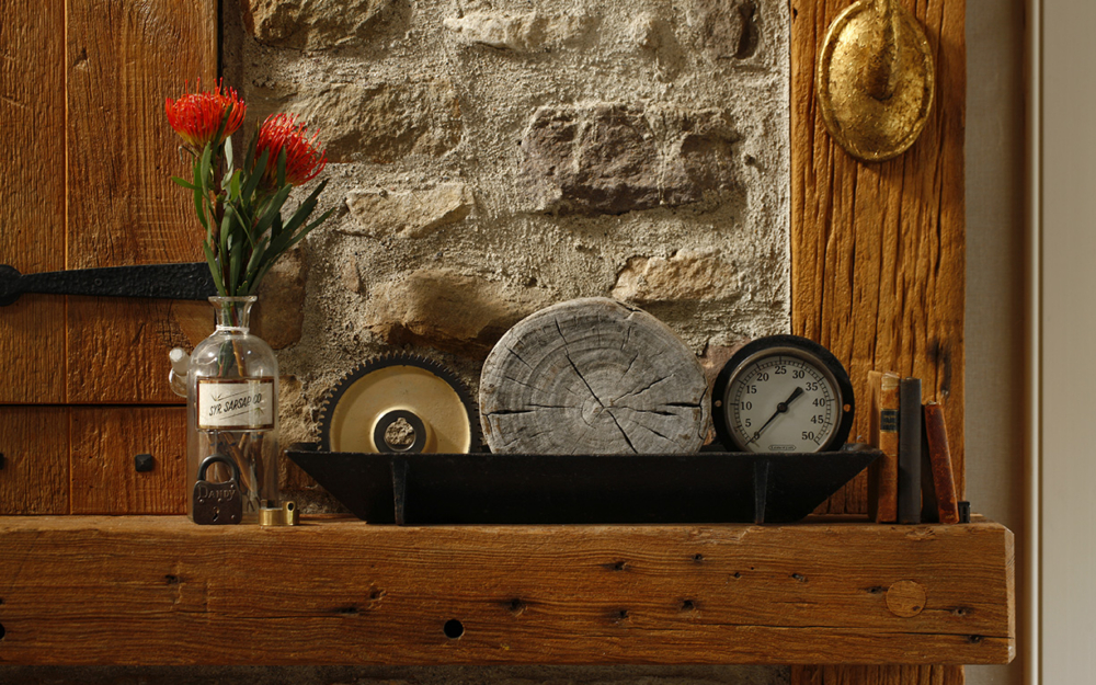 architectural details, country house, found objects, attention to detail, house interior design